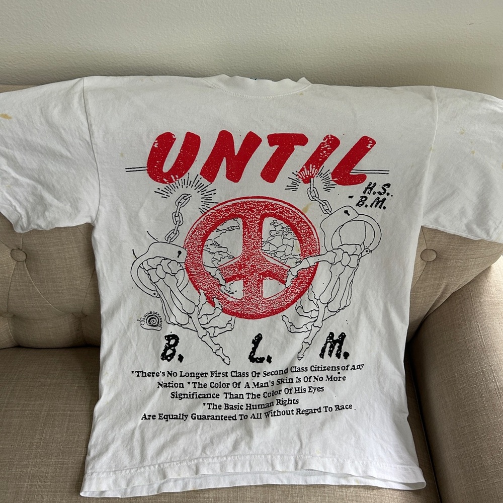 Rare Online Ceramics Good Over Evil BLM T shirt S